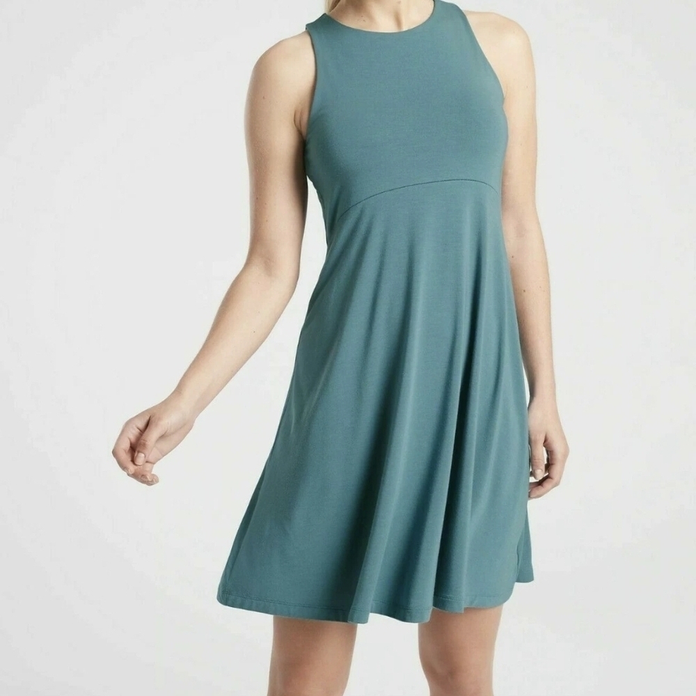 $89 ATHLETA WOMEN'S SURF SLEEVELESS SANTORINI THERA DRESS, Sz XS